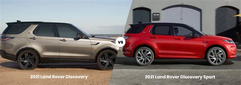 2021 Land Rover Discovery Vs Discovery Sport Suv Price Dimensions
