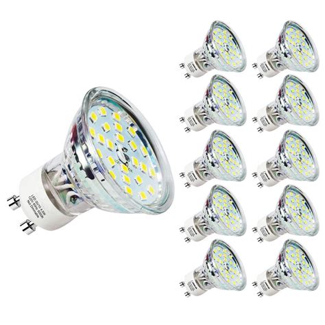 GU10 LED Bulb Track Lighting MR16 60W Halogen Equivalent Daylight White