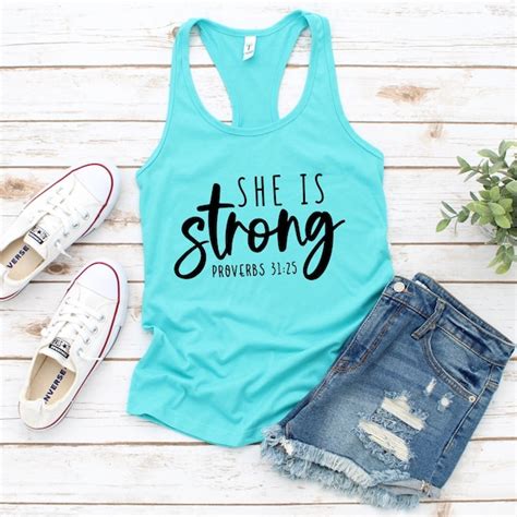 Inspirational Tank Etsy