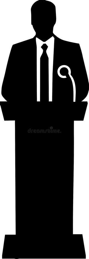 Politician Silhouette Vector Stock Vector - Illustration of election ...