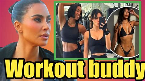 Kim Kardashian And Kelly Rowland Are New Work Out Buddy YouTube