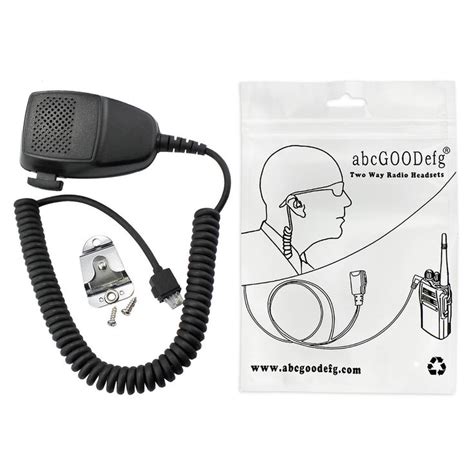 AbcGoodefg RJ45 8 Pin Speaker Mic Microphone For Motorola Radio Cdm1250