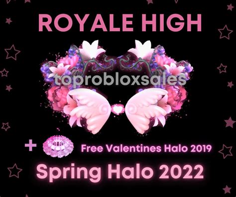 Royale High Rh Spring Halo 2022 Free Valentines 2019 Halo Etsy Uk