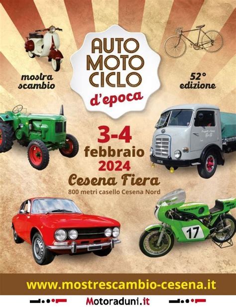 Auto Moto Ciclo Depoca Mostra Scambio Cesena Fc