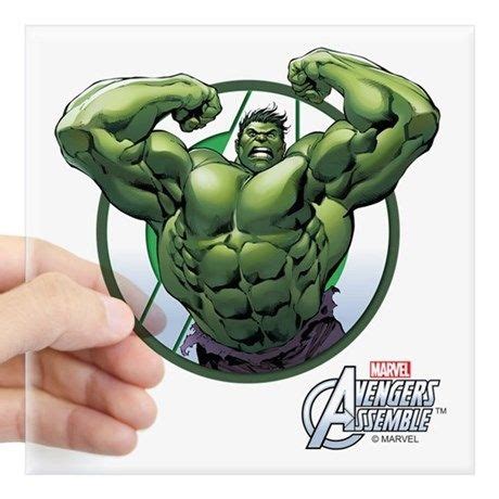 The Incredible Hulk Sticker Square The Incredible Hulk Square Sticker