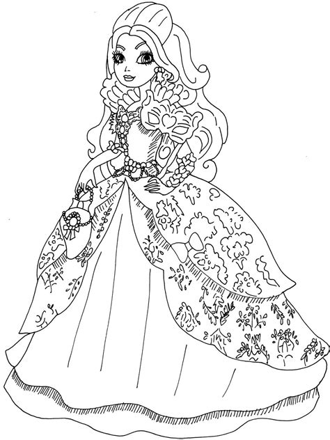 Ever After High Coloring Pages Briar Beauty At GetColorings Free