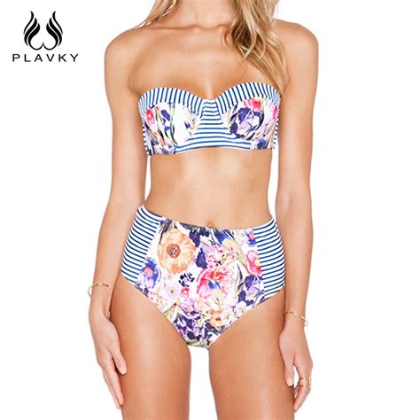 Buy Sexy Female Floral Micro Brazilian Push Up Bikini