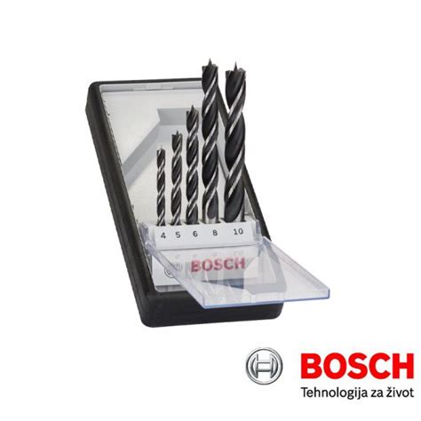 BOSCH 5 Delni Robust Line Set Spiralnih Burgija Za Drvo Agro24 Rs