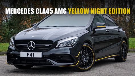 Mercedes CLA45 AMG Yellow Night Edition YouTube