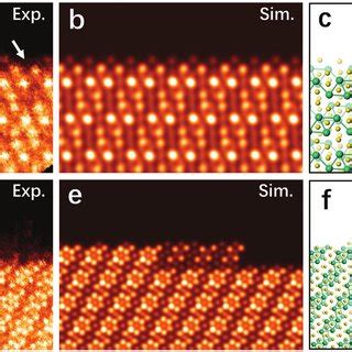 Two Types Of Edges In Bilayer ReSe 2 A Atomic Resolution STEM ADF