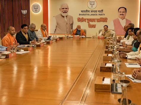 Bjps Poll Body Meet To Finalise First List Of Ls Candidates Concludes