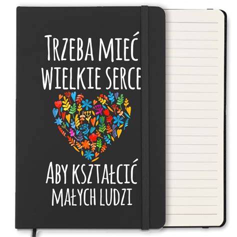 Notes Czarny W Linie Z Gumk A Dla Nauczyciela Wz Sklepy