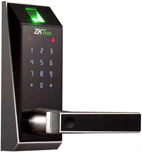 Lever ZKTeco Smart Digital Door Lock Chrome Biometric At Rs 16800 In