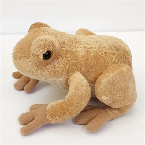 Spring Peeper Frog Plush With Realistic Sound Stuffed Animal 7 On