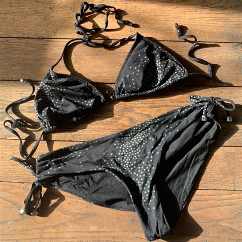 PHAX Swim Phax Starry Night Heart Charm String Bikini Poshmark