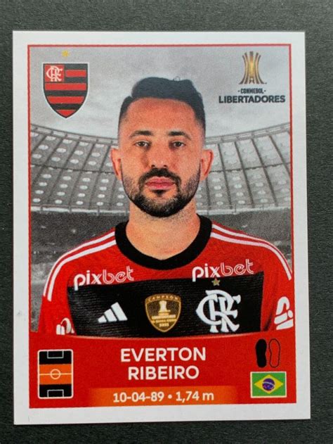 2023 PANINI CONMEBOL Copa Libertadores Sticker 028 EVERTON RIBEIRO