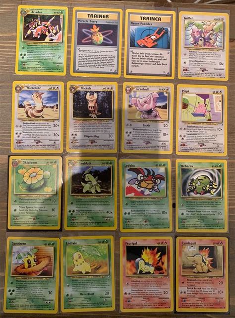 Neo Genesis Teils 1 Edition Diverse Pokemon Karten Kaufen Auf Ricardo