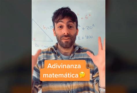 ¿sabrías Resolver Esta Adivinanza Matemática De Tiktok Yo Soy Tu Profe