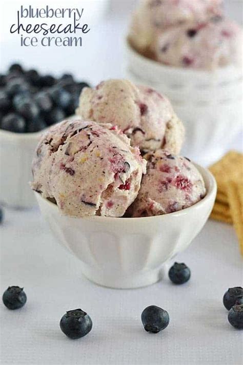 Blueberry Cheesecake Ice Cream Kitchen Meets Girl