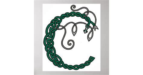Celtic Letter C Print Zazzle
