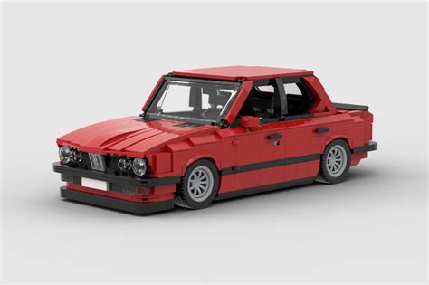 Lego Moc Bmw M5 E28 Red By Brixxbert Rebrickable Build With Lego