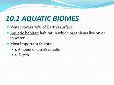 Ppt Aquatic Biomes Powerpoint Presentation Free Download Id2014531