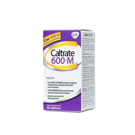 Caltrate 600m 30 Tabletas