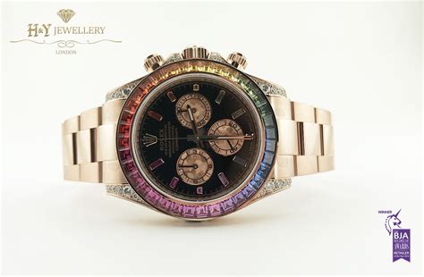 Rolex Daytona Rainbow Rose Gold Ref 116595rbow