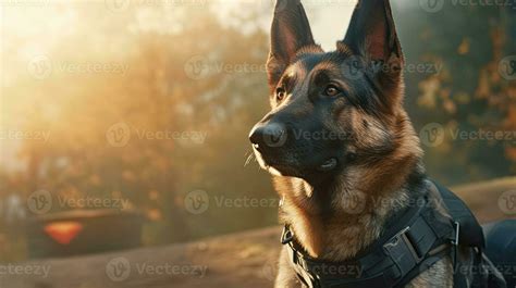 German Shepherd Police Dog Wallpaper