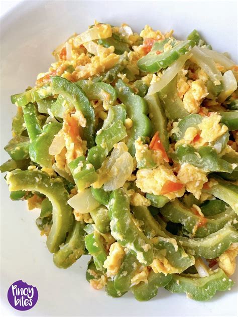 Ginisang Ampalaya Sauteed Bittermelon With Egg Pinoybites