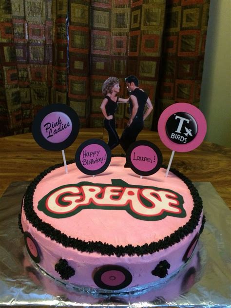 Grease Themed Cake Grease Party Grease Themed Parties Movie Themed Party