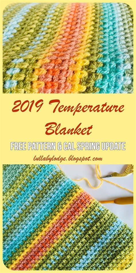 Temperature Blanket Crochet Pattern Free Linen Stitch Temperature