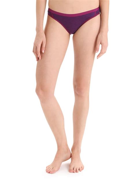 Figi Damskie Merino Icebreaker W Siren Bikini Go Berry Royal Navy Trekmondo