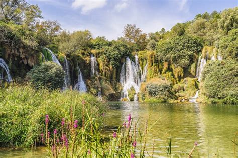 Kravice Waterfall in Bosnia and Herzegovina Stock Photo - Image of ...