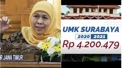 Besaran UMP Jatim 2021 Ditetapkan Hari Ini Bagaimana UMK Surabaya