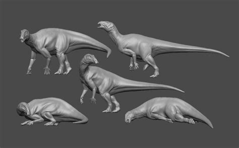 Artstation Dinosaur Pose Pack 01 Resources