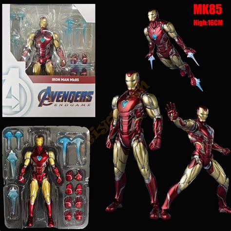 Figura De Ação Homem De Ferro Shfiguarts Mark 85 50 Shf Aranha Miles