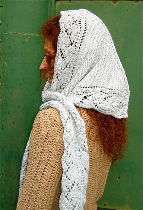 Easy Hooded Scarf Knitting Pattern