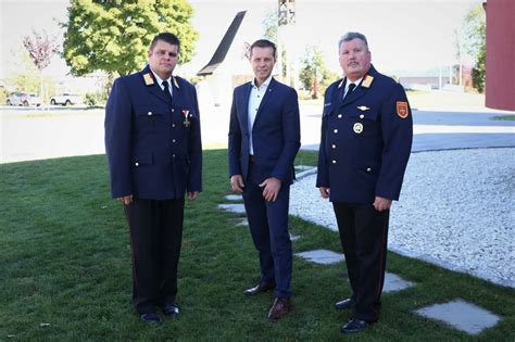 Führungsduo der Kärntner Betriebsfeuerwehren in ihrer Funktion