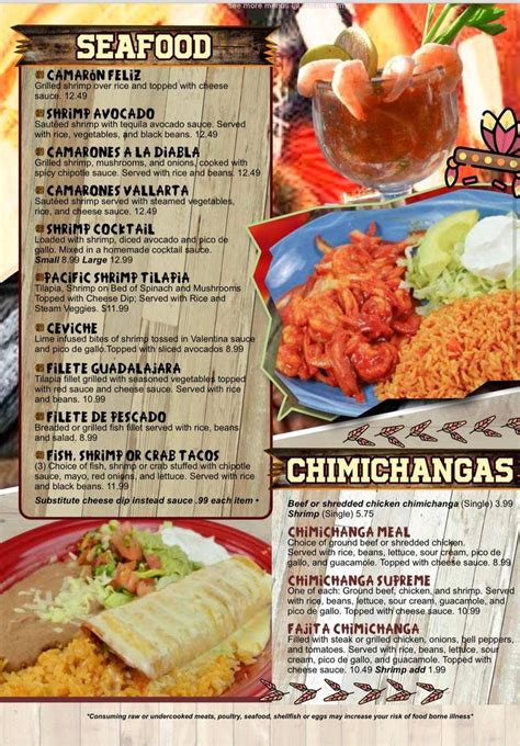 Online Menu Of El Indio Mexican Restaurant Restaurant Columbia