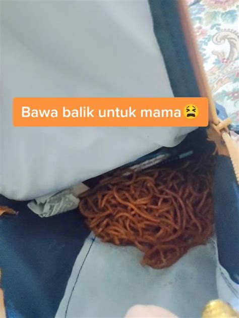 Anak Bertuah Bawa Balik Makanan Jamuan Untuk Ibu Tapi Letak Mee