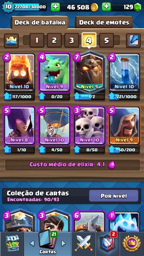 Os MELHORES DECKS Que Eu Usei Para Chegar No DESAFIANTE 3 4600K No