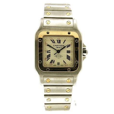 Cartier Santos Galbée Spiegelgracht Juweliers Vintage Horloges