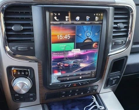 Radio Dodge Ram 1500 2013 2021 Tesla Style 10 5 Inch Android System Px6 4 64gb Tv Sat