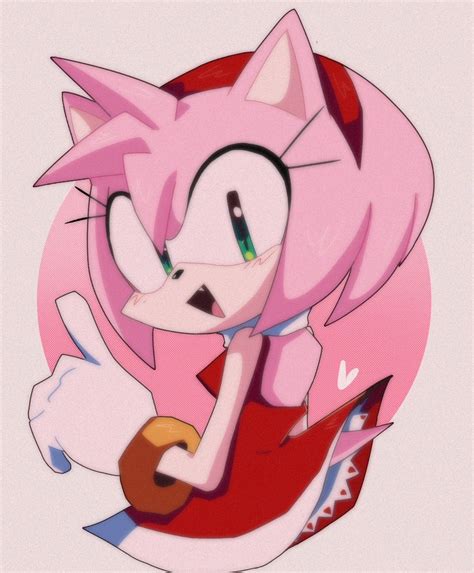 Amy Rose Fanlol On Twitter Rt Amyrosesimp Official Art Redraw