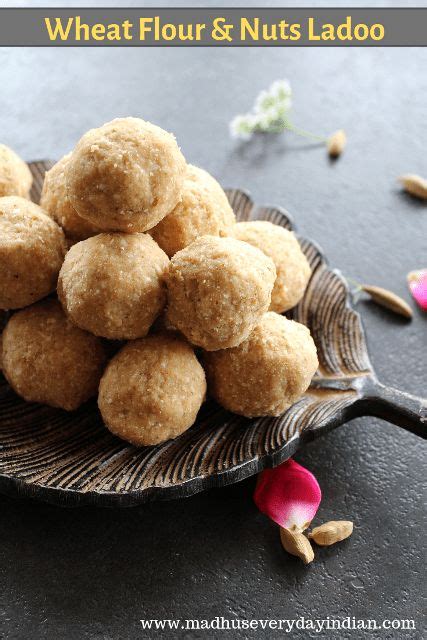 Wheat Flour And Nuts Ladoo Aata Ladoo Aata Aur Gur Ka Ladoo