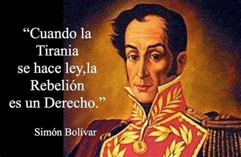 Porfa Es Para Hoy Que Significado Tiene La Frase De Sim N Bolivar