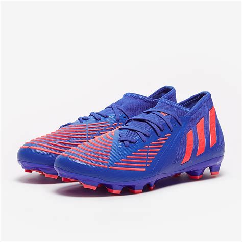 Adidas Predator Edge2 Mg Hi Res Blueturbohi Res Blue Mens Boots Prodirect Soccer