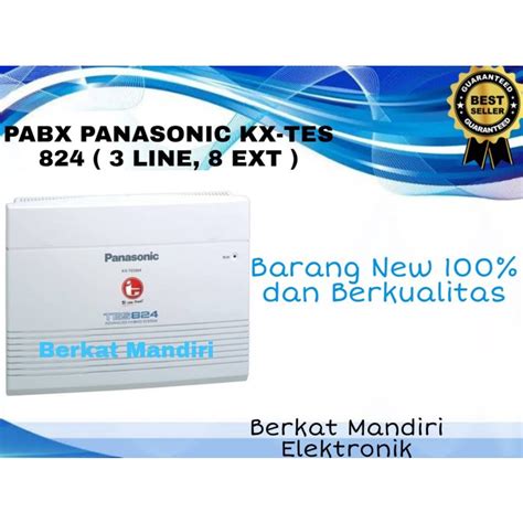 Jual PABX PANASONIC KX TES 824 KAPASITAS 3 LINE 8 EXT Shopee