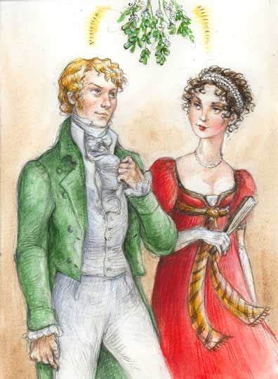 Jane Austen Inspired Regency Drawing Regency Graphic Artwork Jane